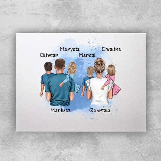 Obraz personalizowany dla rodziny #824