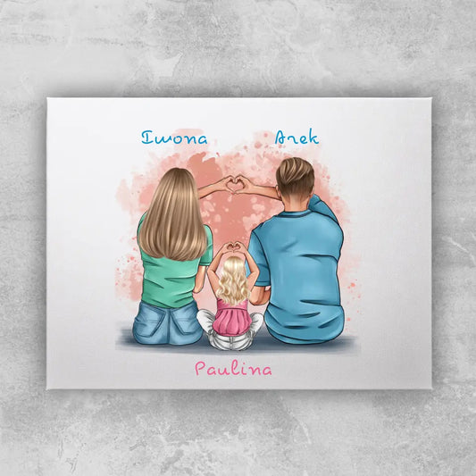Obraz personalizowany dla rodziny #306