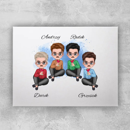 Obraz personalizowany dla przyjaciół #354