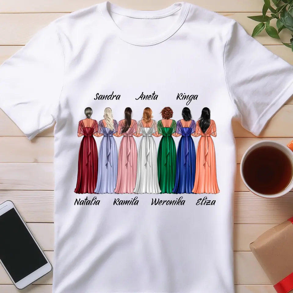 Koszulka personalizowana dla przyjaciółek - ślub #174
