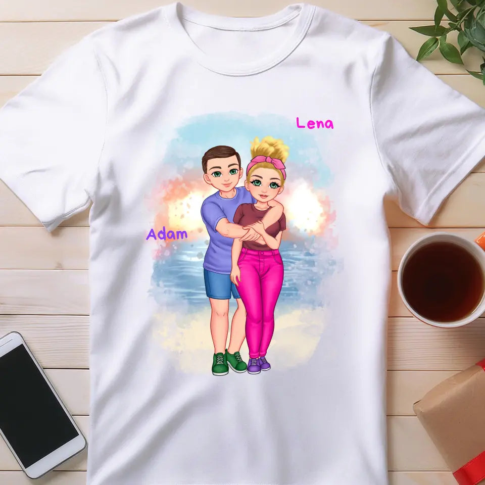 Koszulka personalizowana dla par #77