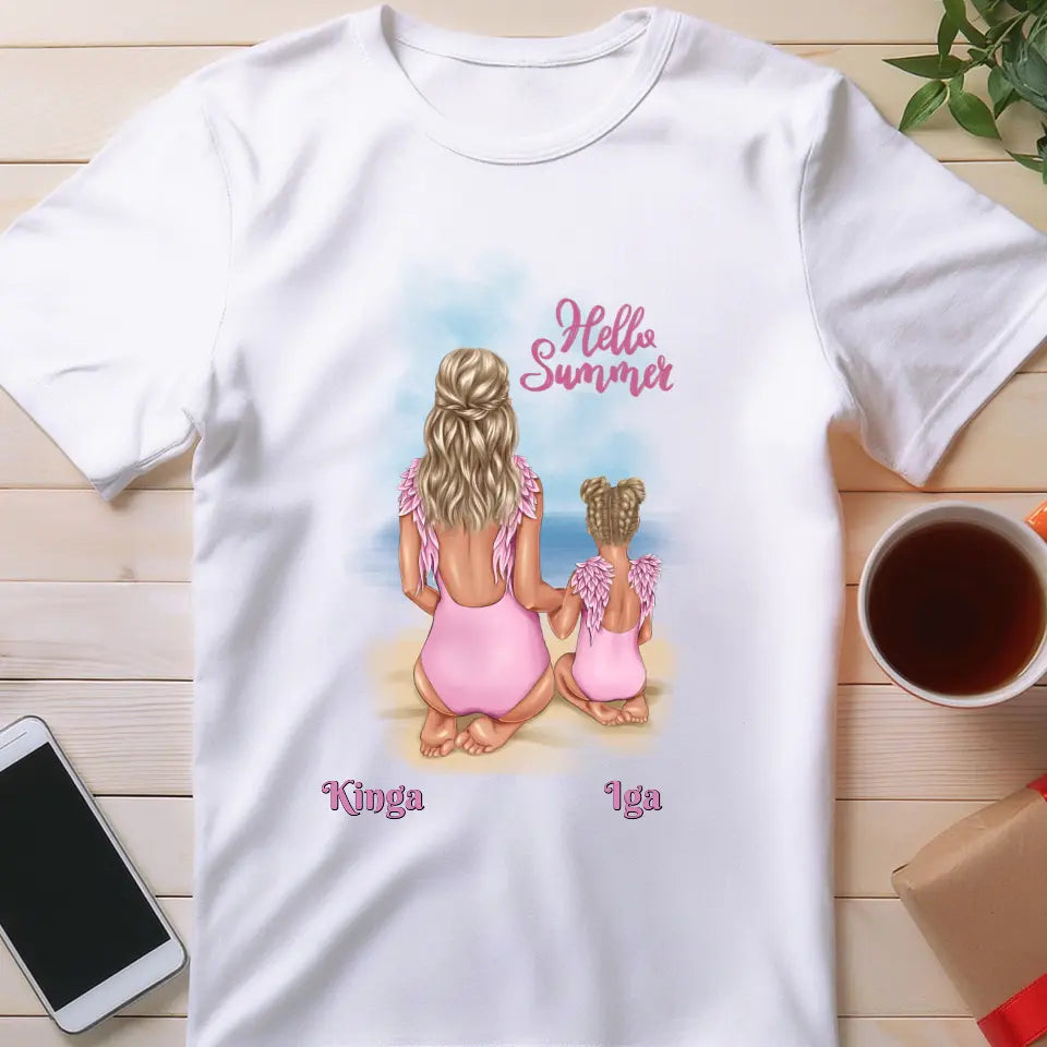 Koszulka personalizowana dla mamy i córki #312