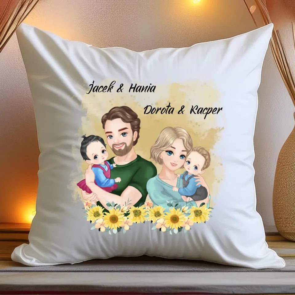 Poduszka personalizowana dla rodziny #825