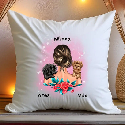 Poduszka personalizowana dla kobiety - zwierzaki #15