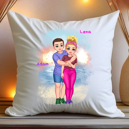 Poduszka personalizowana dla par #77