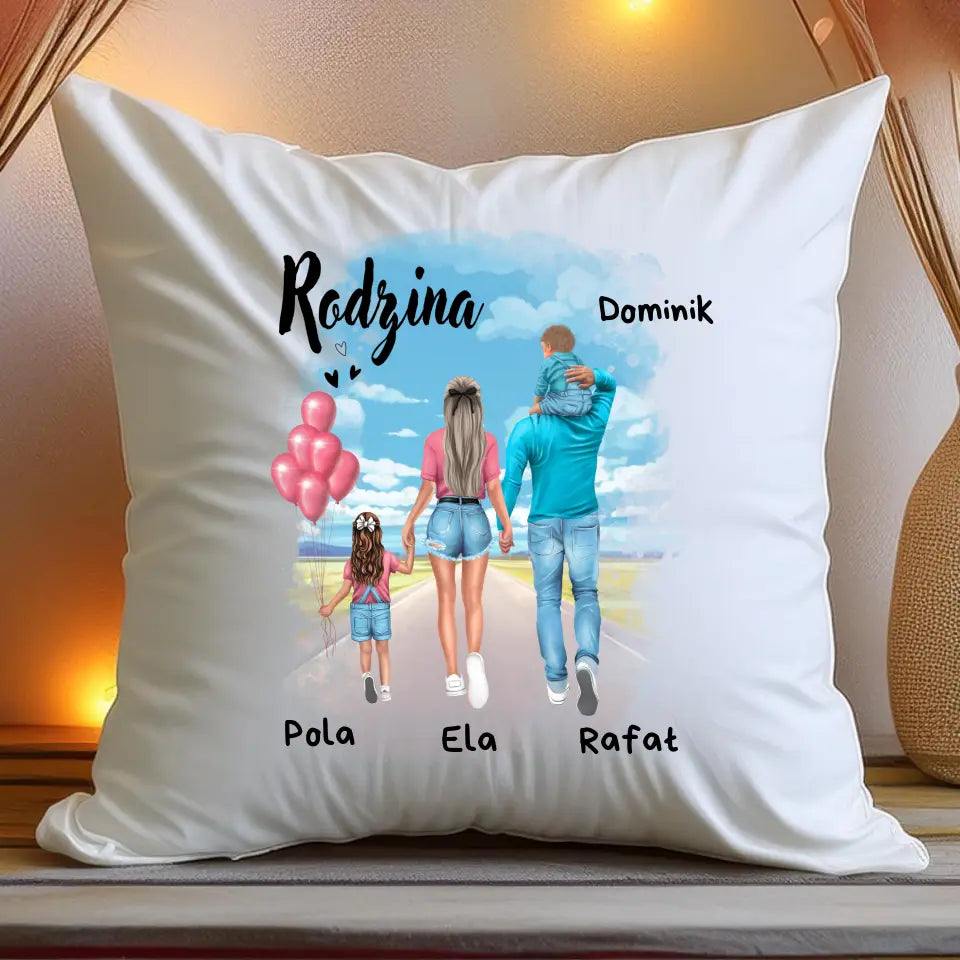 Poduszka personalizowana dla rodziny #822