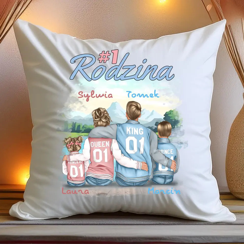 Poduszka personalizowana dla rodziny #901