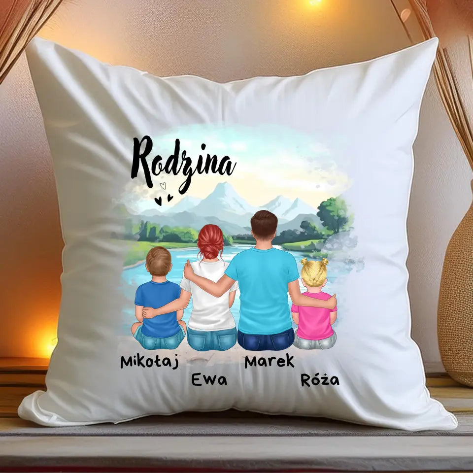 Poduszka personalizowana dla rodziny #900