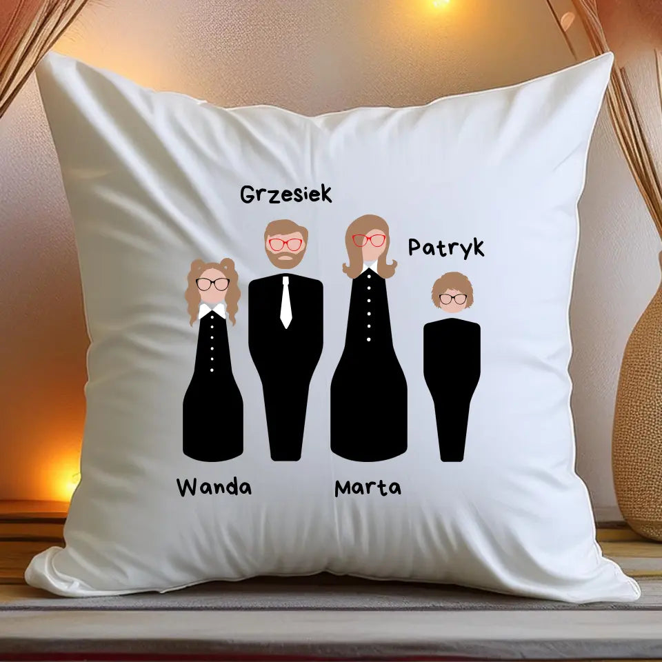 Poduszka personalizowana dla rodziny #834