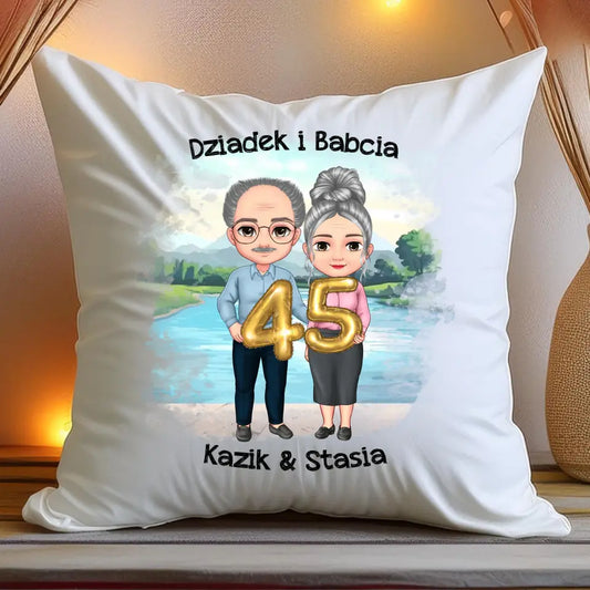 Poduszka personalizowana dla babci i dziadka #606