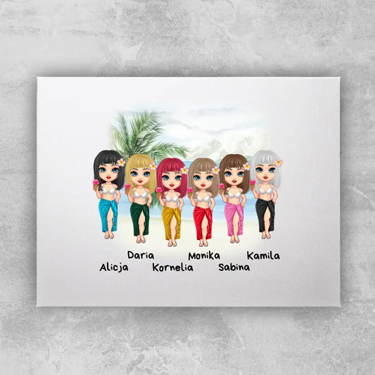 Obraz personalizowany dla przyjaciółek #153