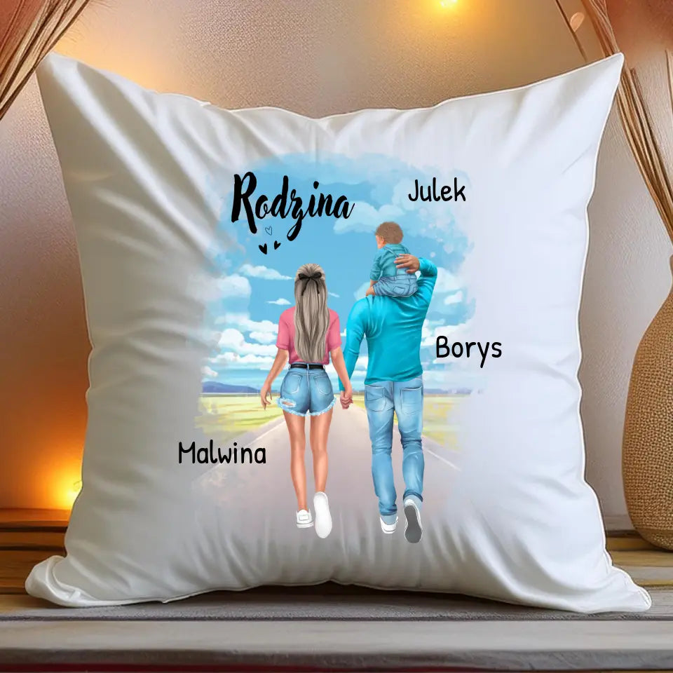 Poduszka personalizowana dla rodziny #833