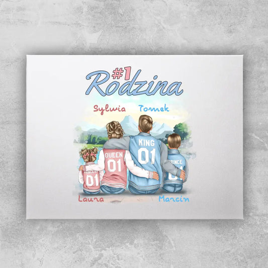 Obraz personalizowany dla rodziny #901
