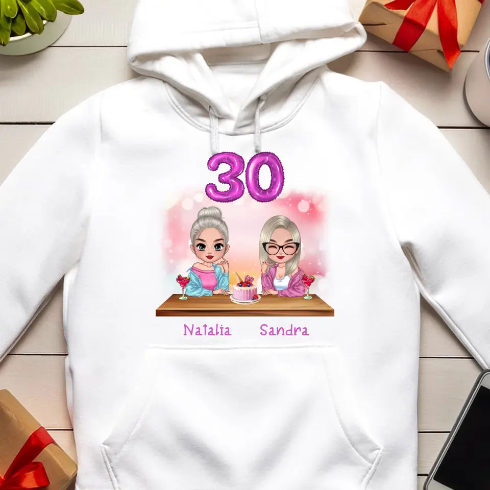 Bluza personalizowana dla przyjaciółek - urodziny #149