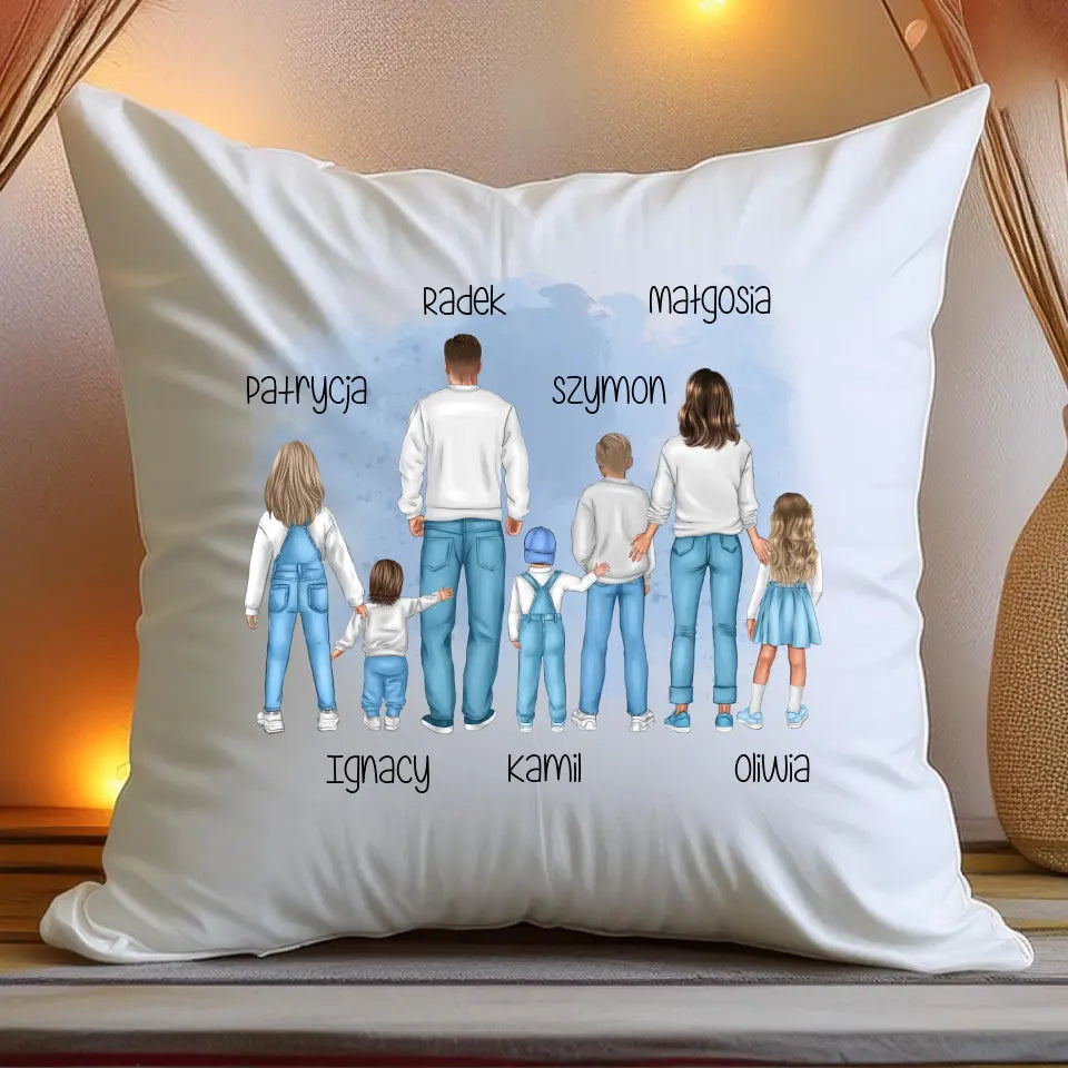 Poduszka personalizowana dla rodziny #820
