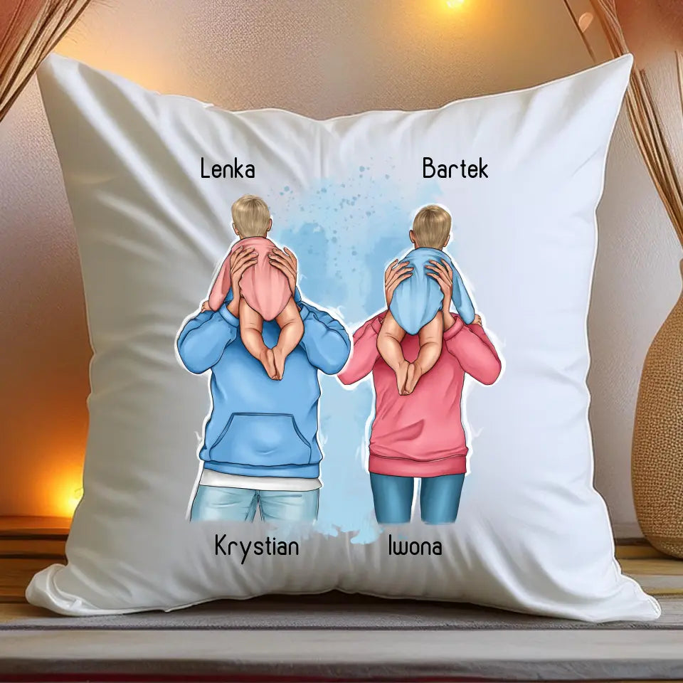 Poduszka personalizowana dla rodziny #819