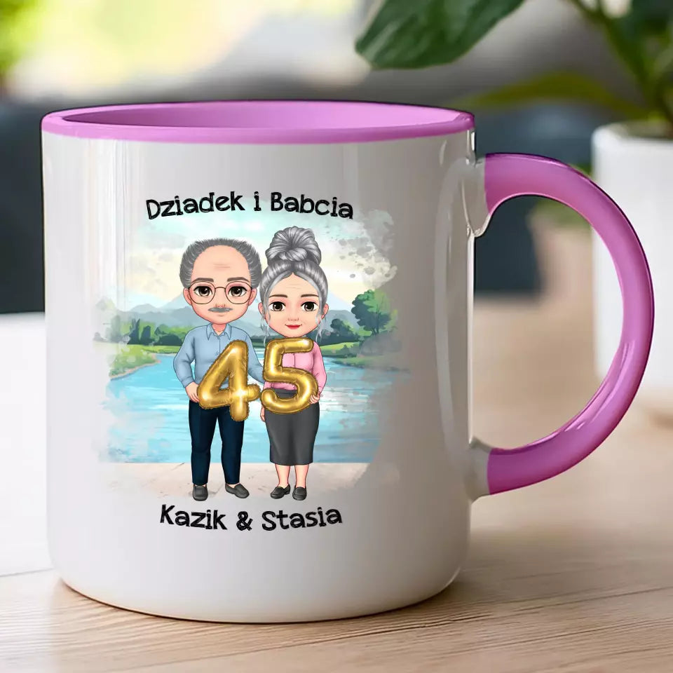 Kubek personalizowany dla babci i dziadka #606