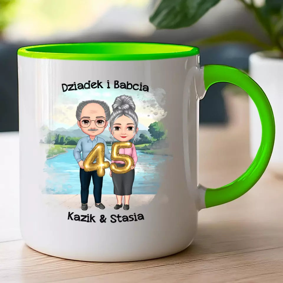 Kubek personalizowany dla babci i dziadka #606