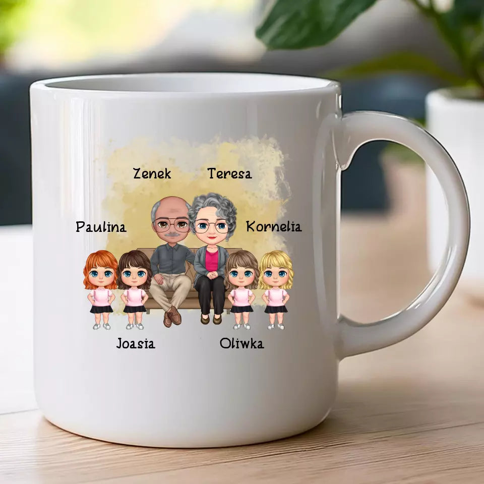 Kubek personalizowany dla babci i dziadka #607