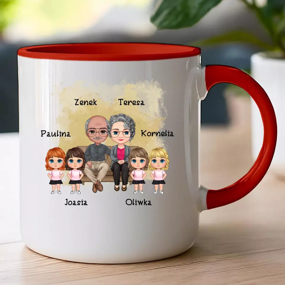 Kubek personalizowany dla babci i dziadka #607