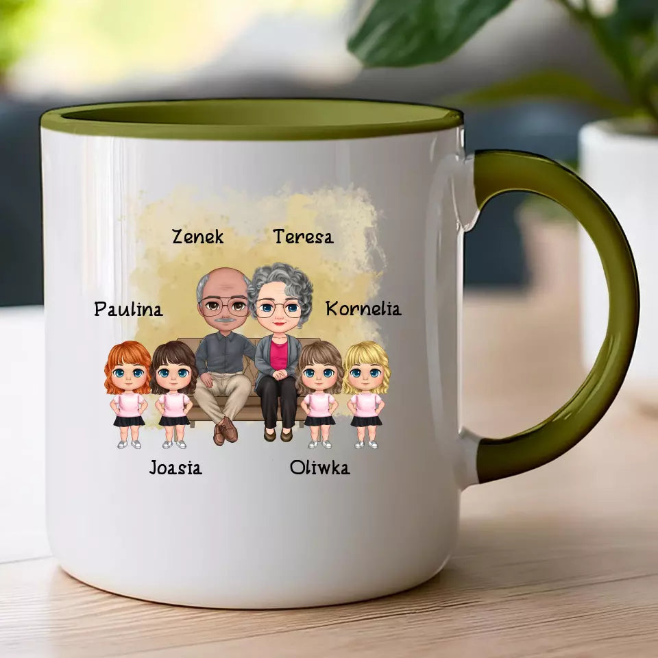 Kubek personalizowany dla babci i dziadka #607