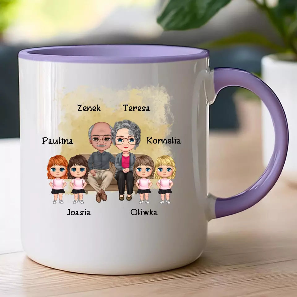 Kubek personalizowany dla babci i dziadka #607