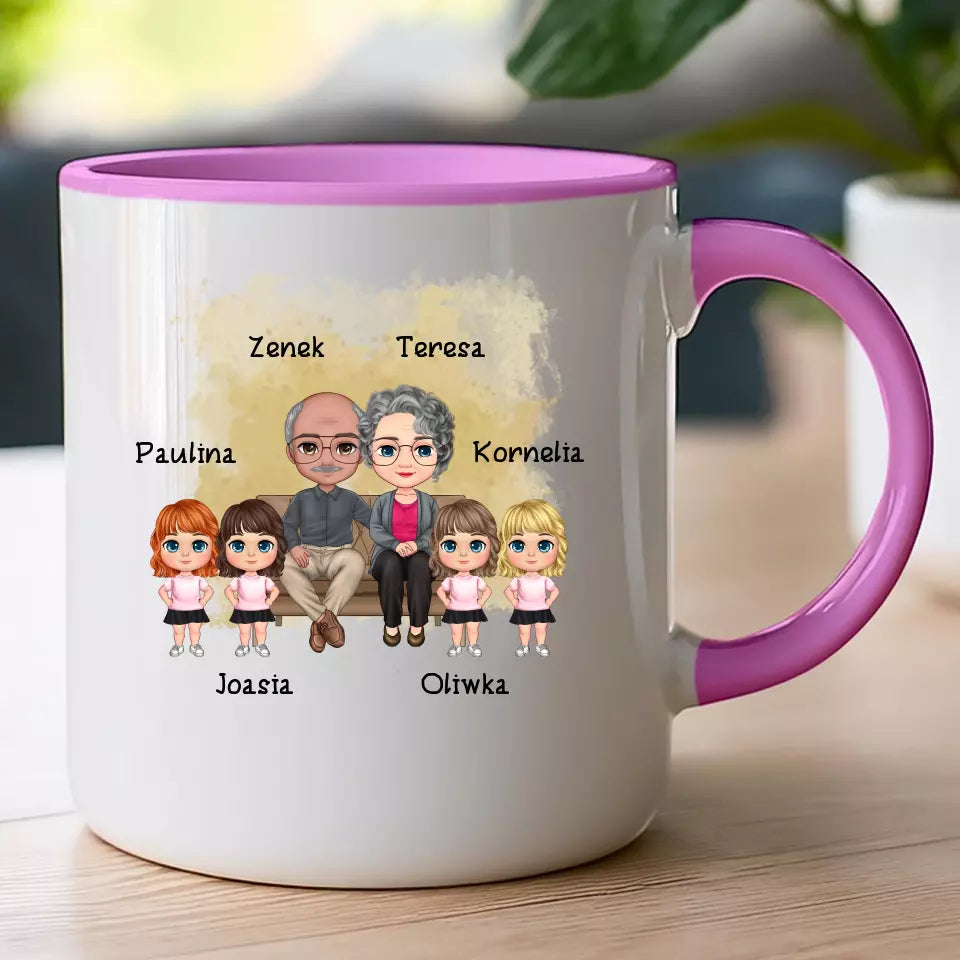 Kubek personalizowany dla babci i dziadka #607