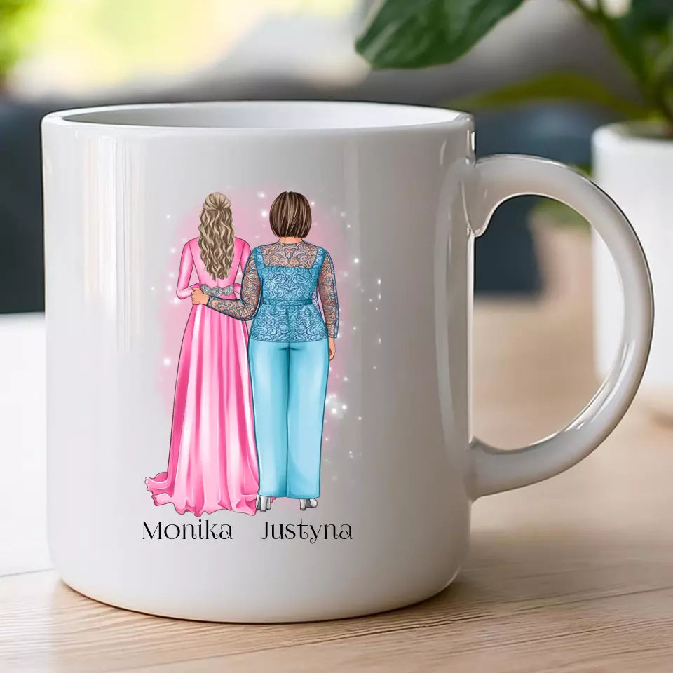 Kubek personalizowany dla mamy i córki #309