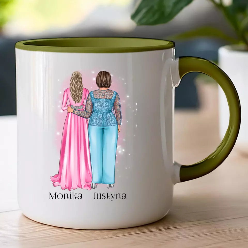 Kubek personalizowany dla mamy i córki #309
