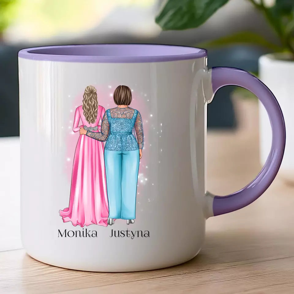 Kubek personalizowany dla mamy i córki #309