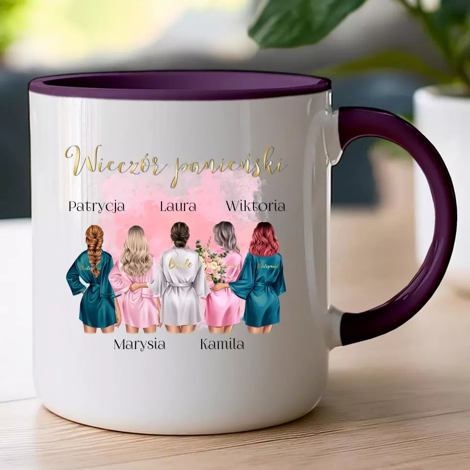 Kubek personalizowany dla przyjaciółek - wieczór panieński #161