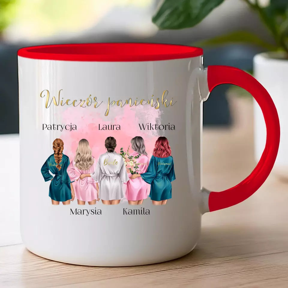 Kubek personalizowany dla przyjaciółek - wieczór panieński #161
