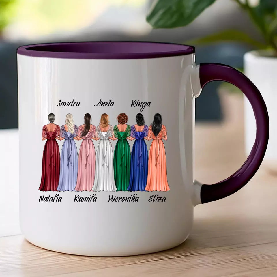 Kubek personalizowany dla przyjaciółek - ślub #174