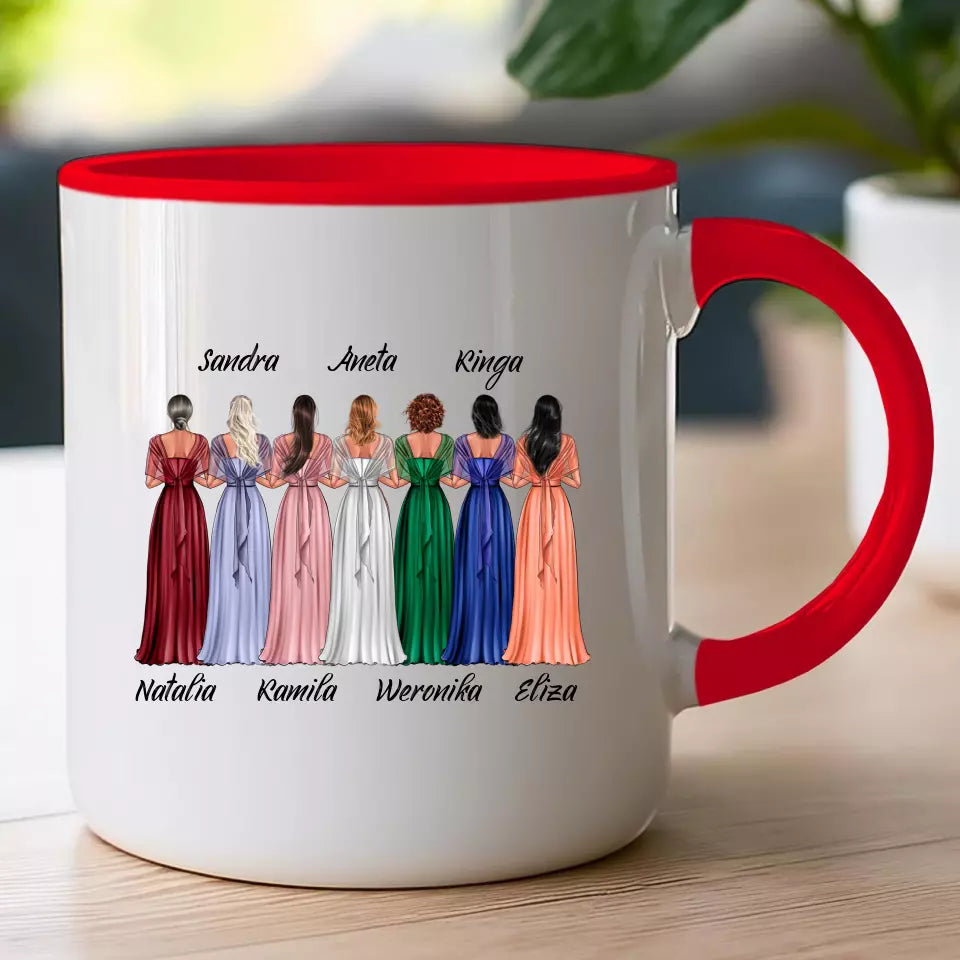 Kubek personalizowany dla przyjaciółek - ślub #174