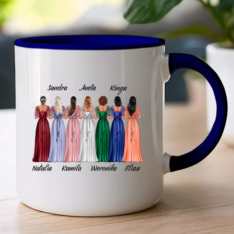 Kubek personalizowany dla przyjaciółek - ślub #174