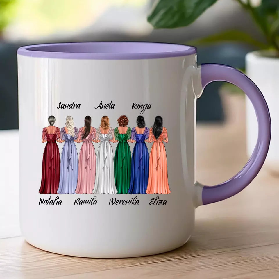 Kubek personalizowany dla przyjaciółek - ślub #174