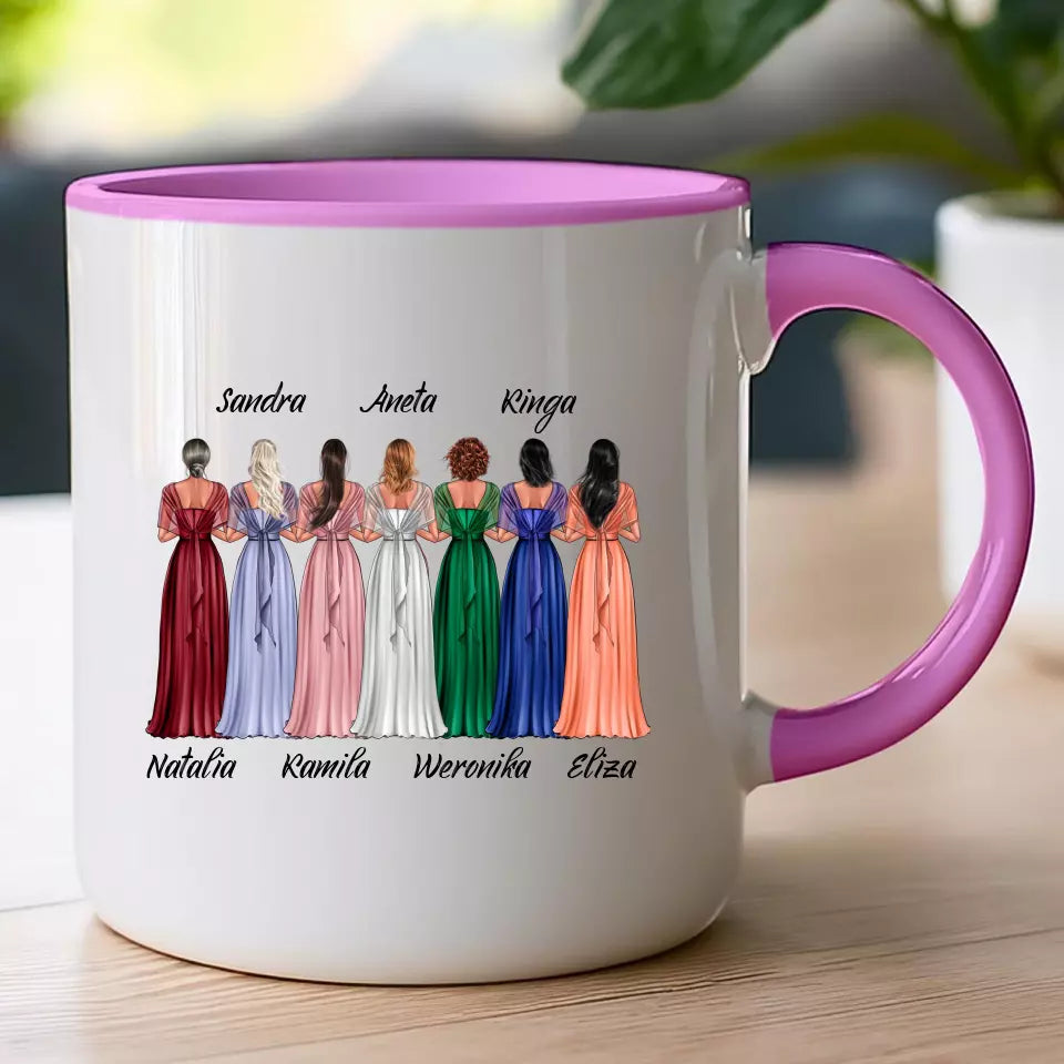 Kubek personalizowany dla przyjaciółek - ślub #174
