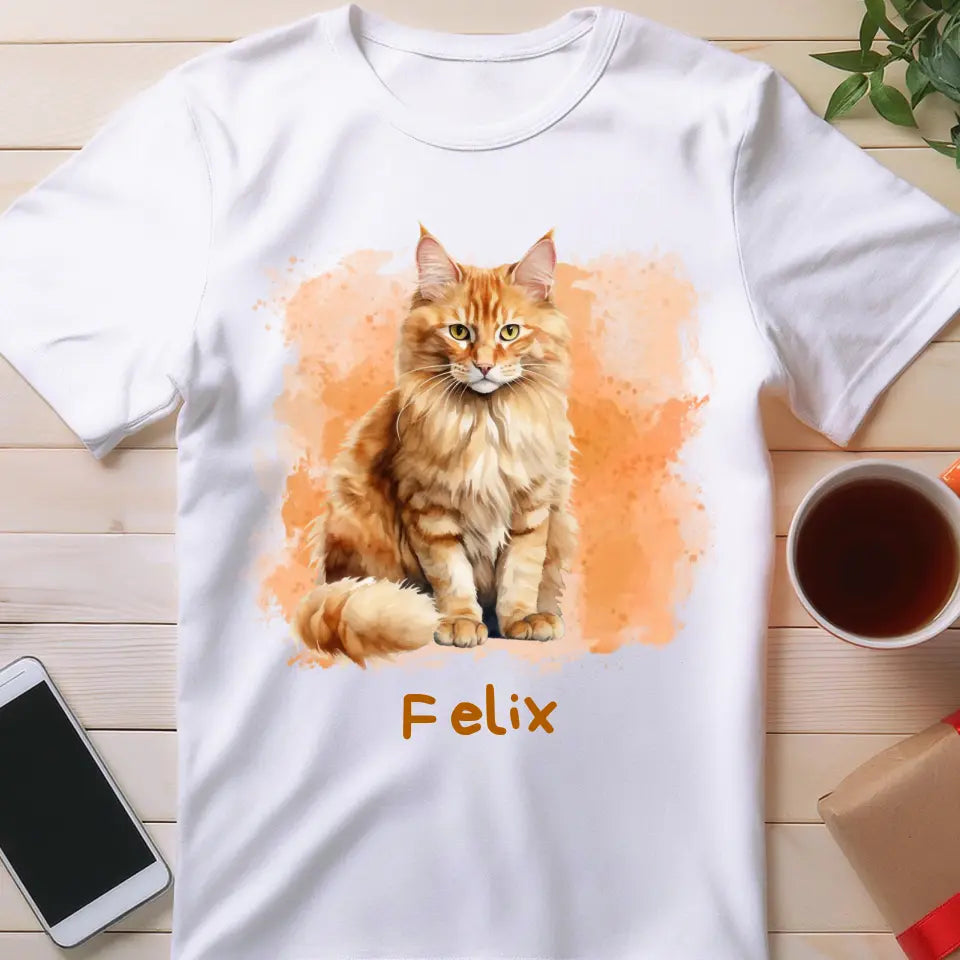 Koszulka personalizowana z kotem #1000