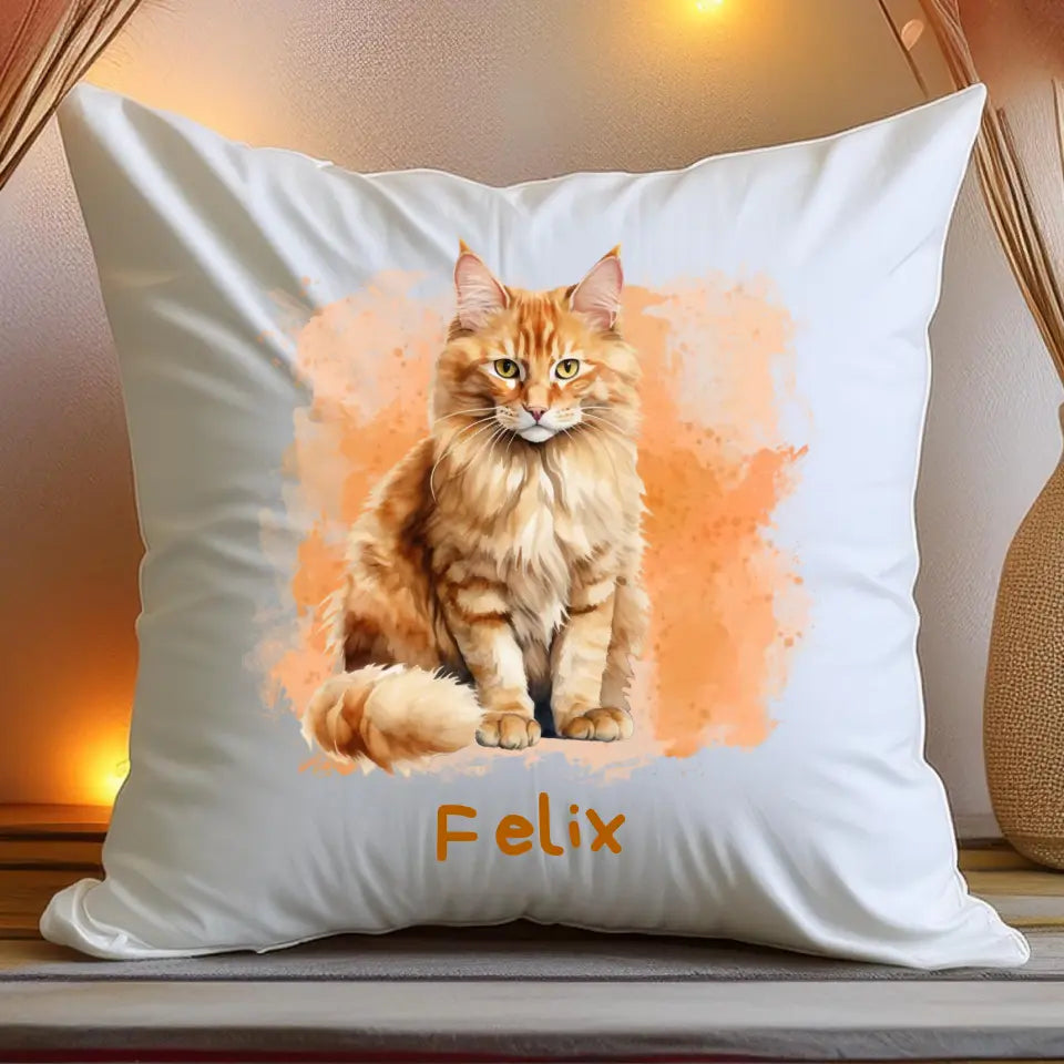 Poduszka personalizowana z kotem #1000