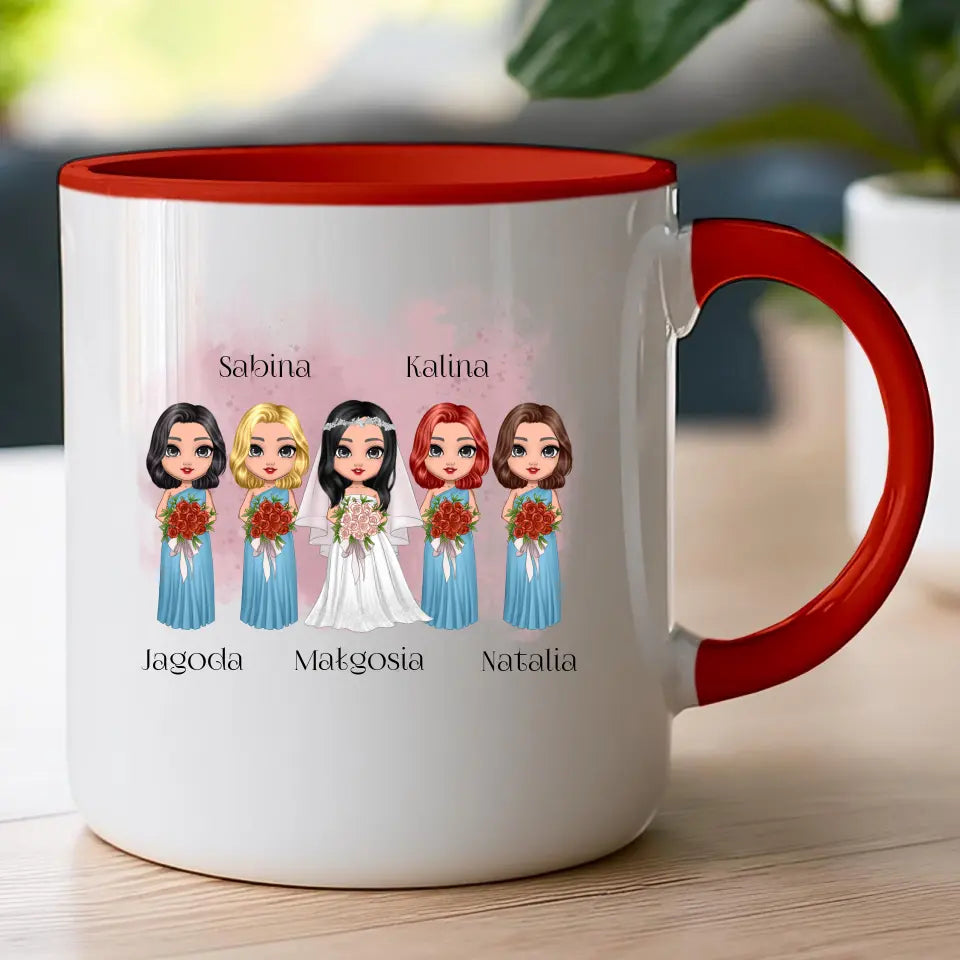 Kubek personalizowany dla przyjaciółek - ślub #138
