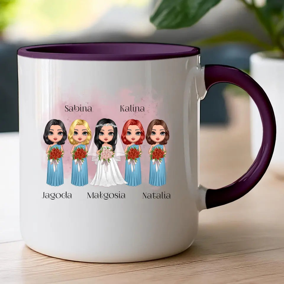 Kubek personalizowany dla przyjaciółek - ślub #138