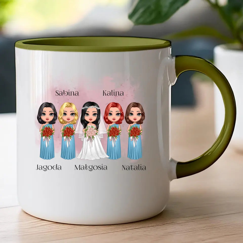 Kubek personalizowany dla przyjaciółek - ślub #138