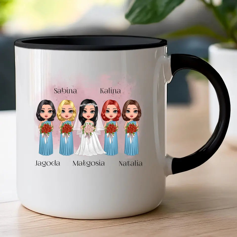 Kubek personalizowany dla przyjaciółek - ślub #138