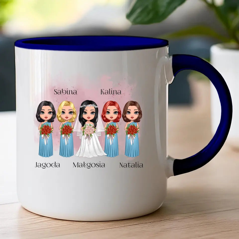Kubek personalizowany dla przyjaciółek - ślub #138