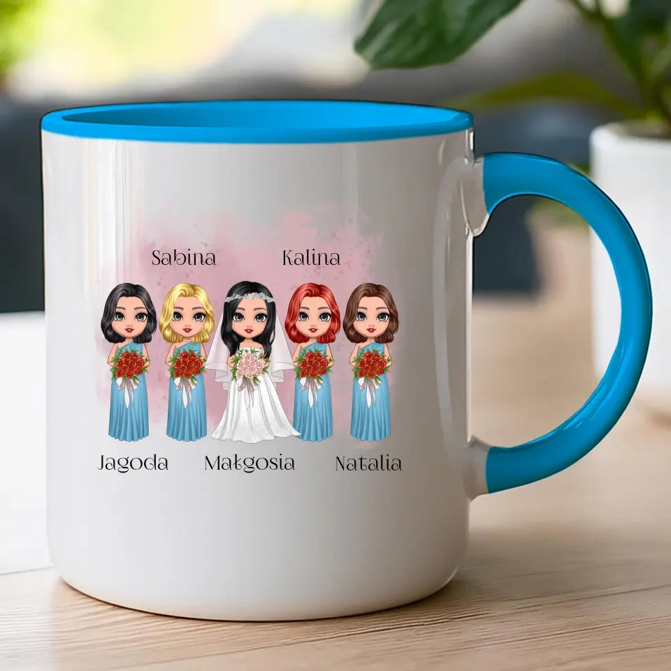 Kubek personalizowany dla przyjaciółek - ślub #138