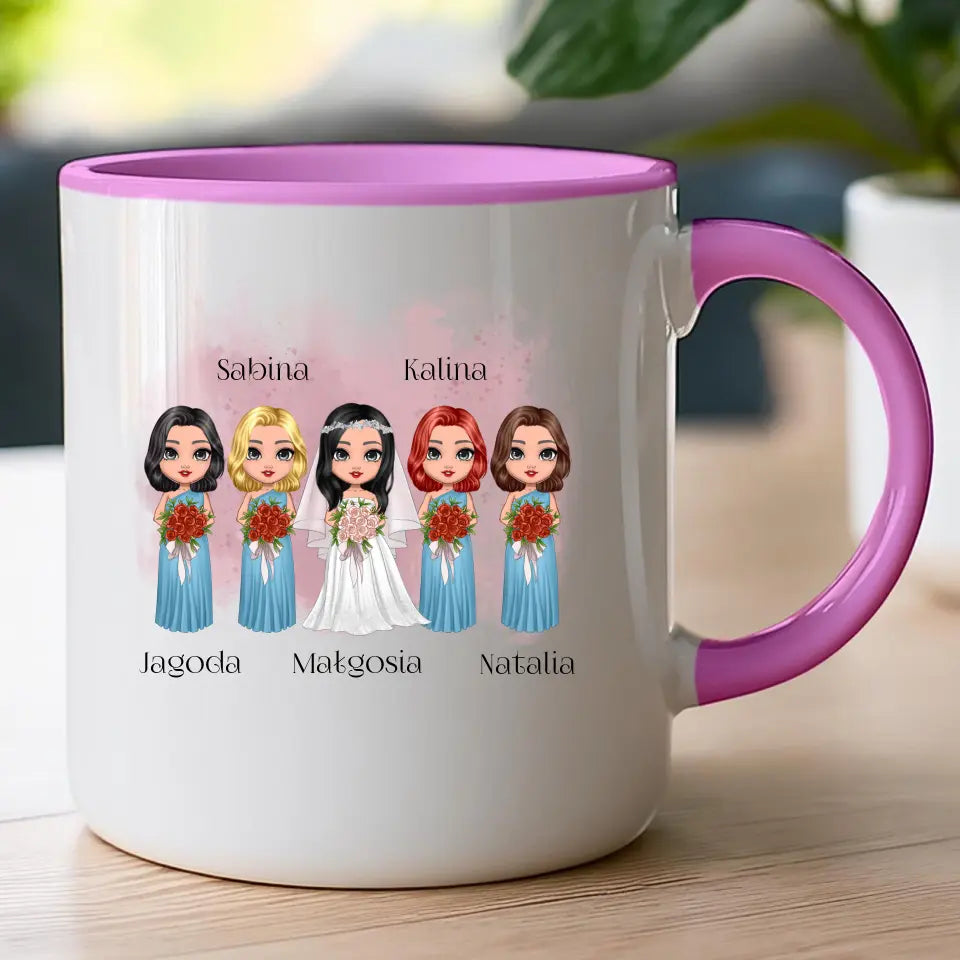 Kubek personalizowany dla przyjaciółek - ślub #138