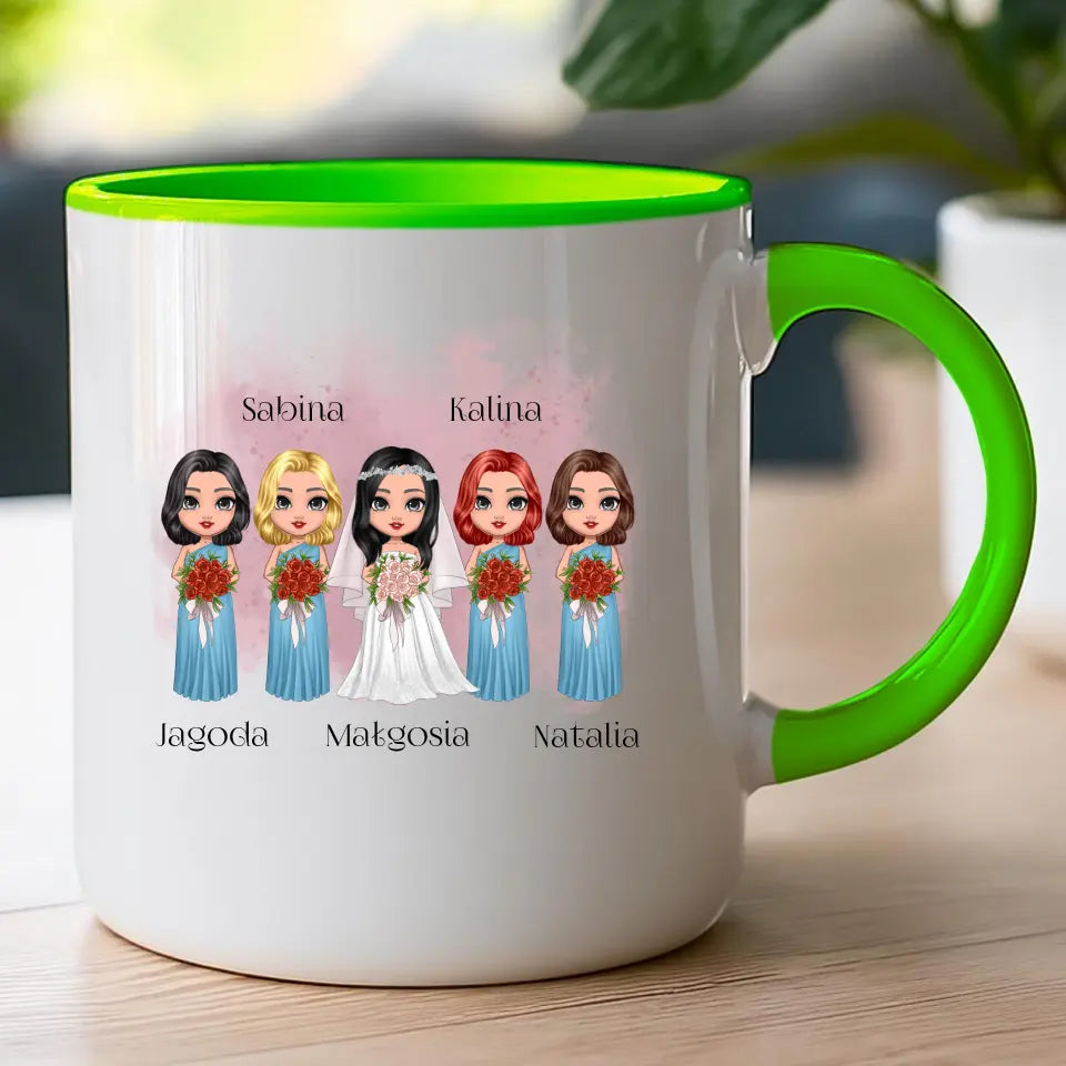 Kubek personalizowany dla przyjaciółek - ślub #138