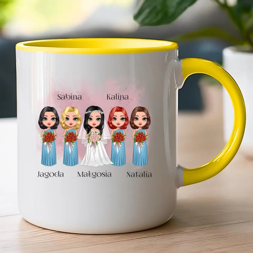 Kubek personalizowany dla przyjaciółek - ślub #138