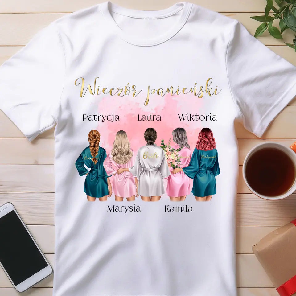 Koszulka personalizowana dla przyjaciółek - wieczór panieński #161