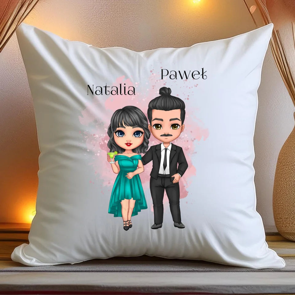 Poduszka personalizowana dla par #522